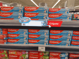 COLGATE epaper digital shelf edge