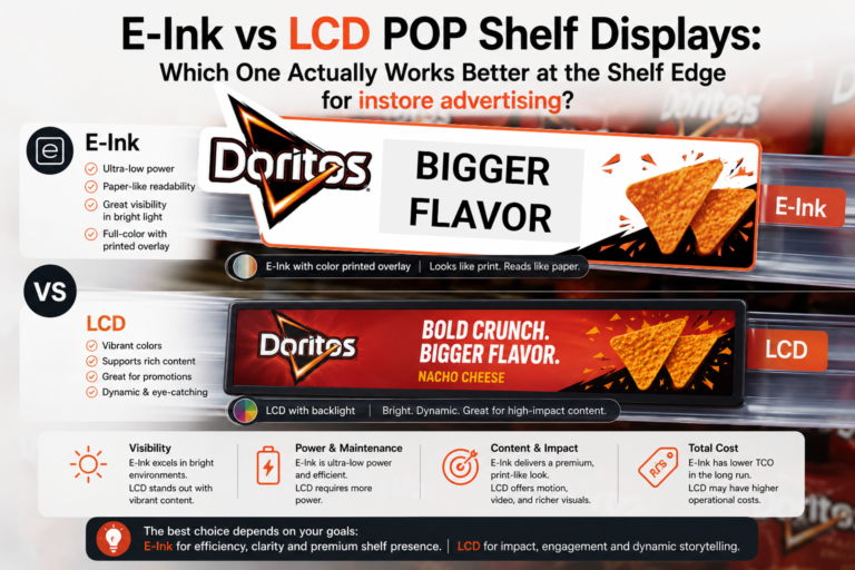 EINK POP DISPLAY VS LCD DISPLAY | OIK Display